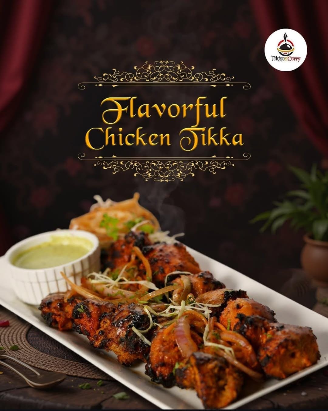 Chicken Tikka Boti W.B (12 Pcs)