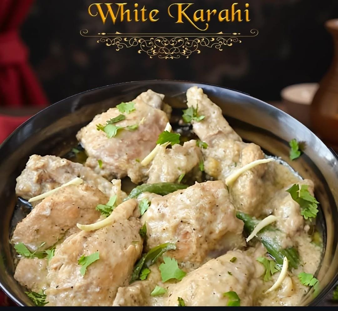 Chicken White Karahi (Half)